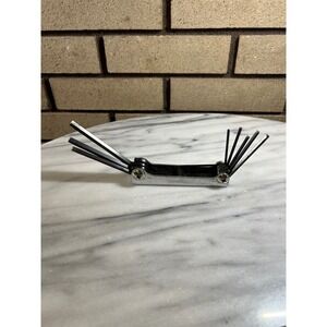 VTG Allen Wrench Set Hex Key Multi Tool Metric Foldable Compact Bike Repair